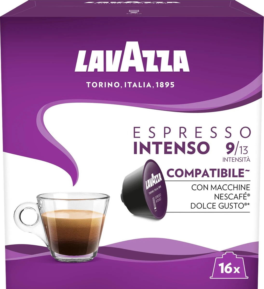 Lavazza Espresso Intenso Capsules - Geschikt Voor Dolce Gusto Apparaat - 6 X 16 Stuks - Afbeelding 5