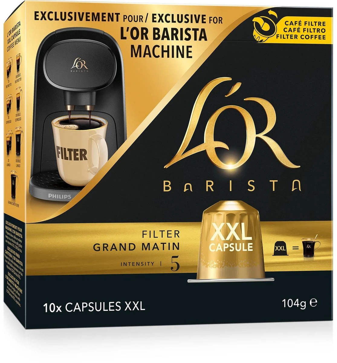 L'OR BARISTA XXL Filter Grand Matin (5) - 5 X 10 Koffiecups - Afbeelding 12