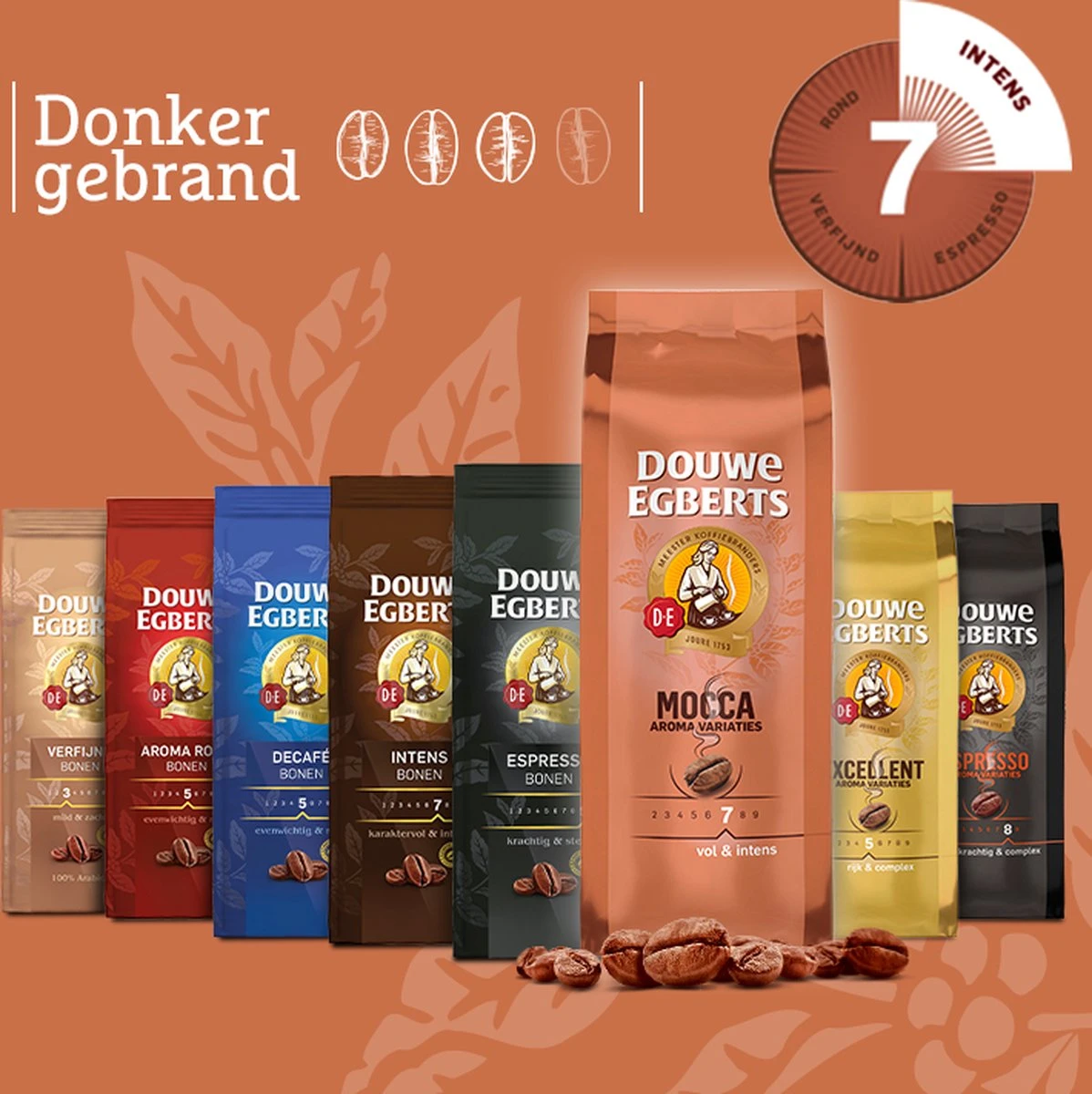 Douwe Egberts Mocca Koffiebonen - 4 X 500 Gram - Afbeelding 10