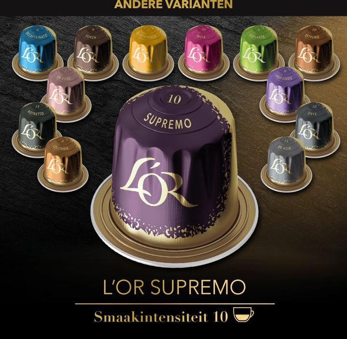 L'OR Espresso Supremo Koffiecups - Intensiteit 10/12 - 10 X 10 Capsules - Afbeelding 10