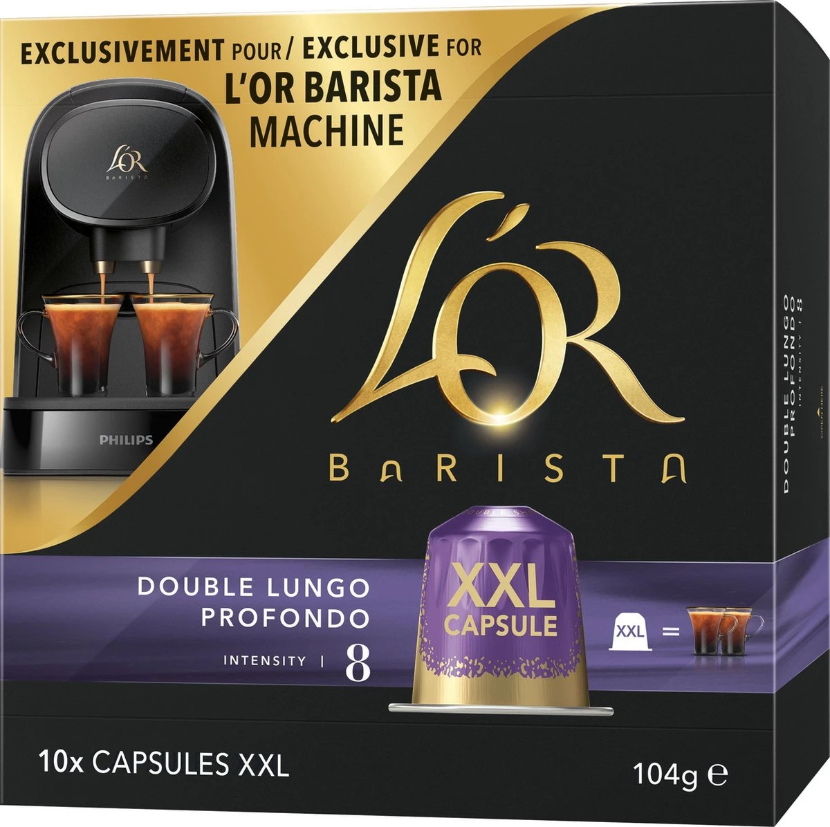 L'OR BARISTA XXL Lungo Profondo (8) - 5 X 10 Koffiecups - Afbeelding 10