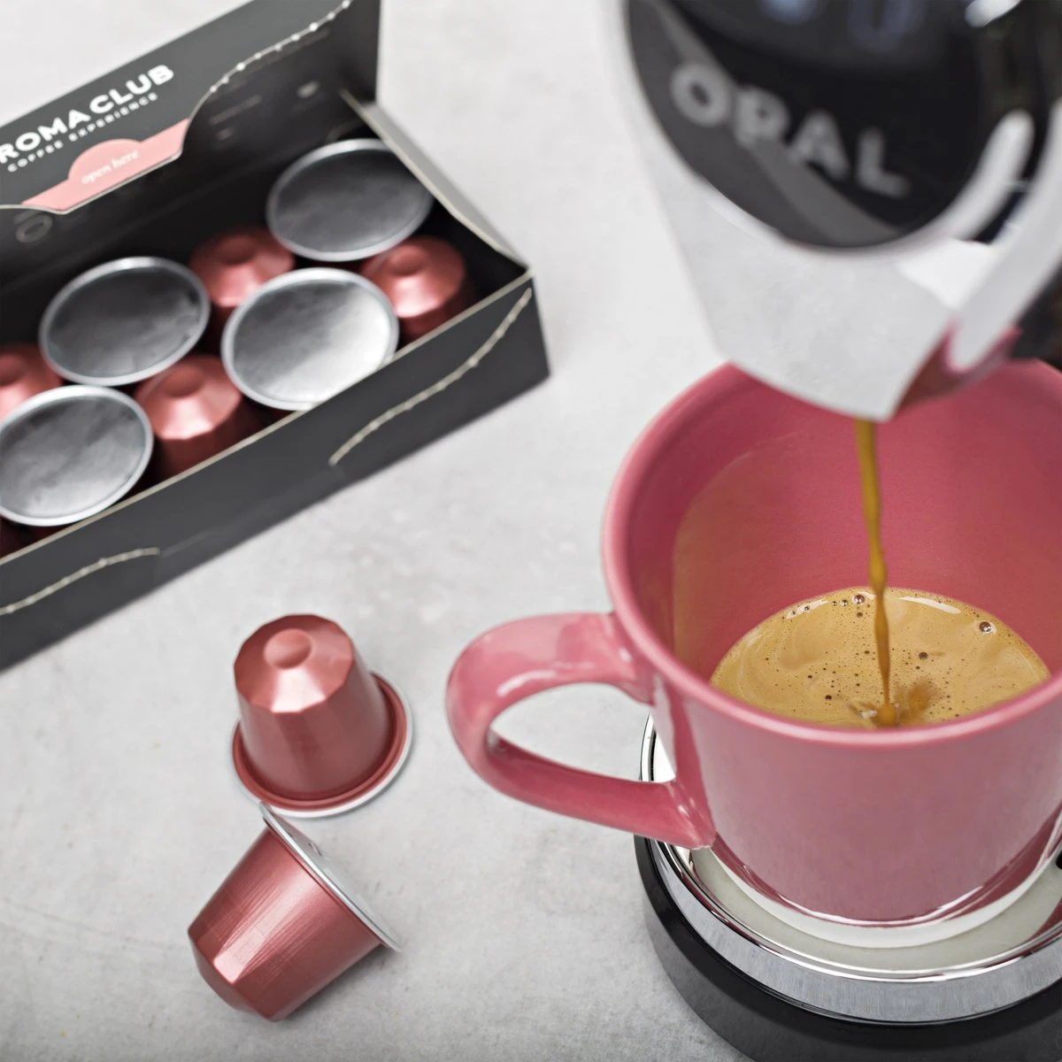 Aroma Club - Nespresso Compatible Capsules (120 St.) - No. 4 Fair Frank - Intensiteit 4/5 - Espresso - 100% Aluminium Koffiecups - Afbeelding 6