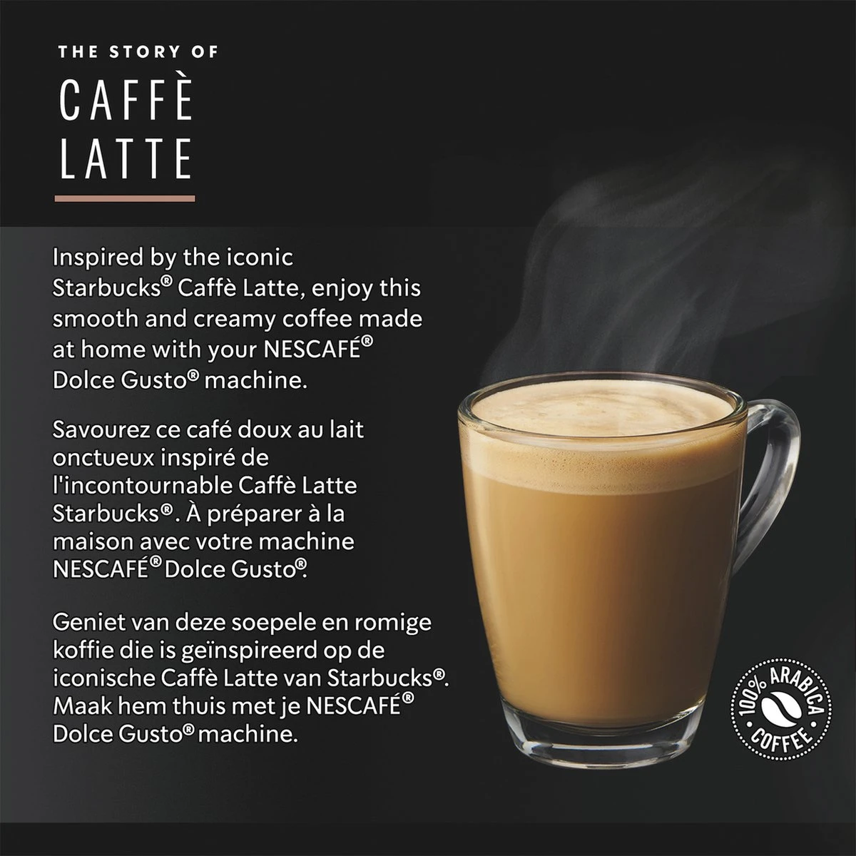 Starbucks By Dolce Gusto Caffè Latte Capsules - 36 Koffiecups - Afbeelding 4