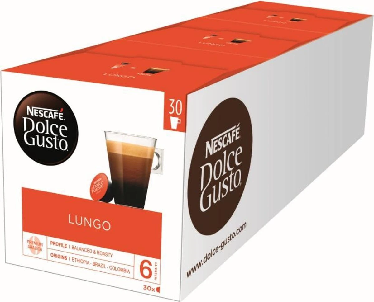 Nescafé Dolce Gusto Lungo Capsules - 90 Koffiecups - Afbeelding 3