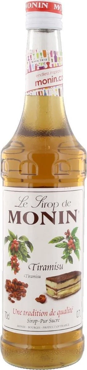 Monin Koffiesiroop Tiramisu - 70 Cl