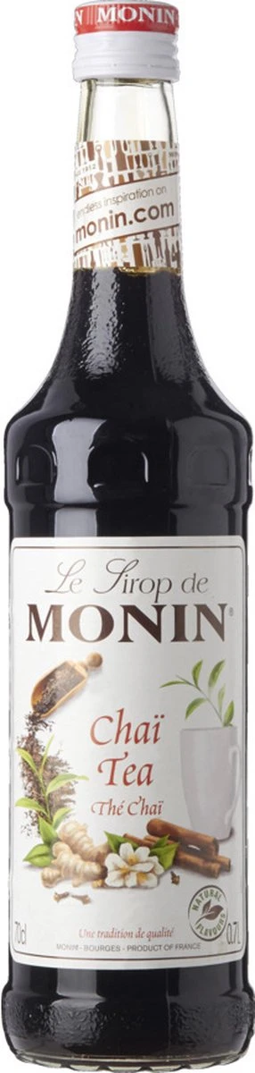 Monin Koffie/Thee Siroop Fles - Chai Tea - 70cl