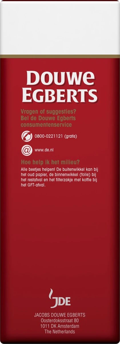 Douwe Egberts Aroma Rood Donker Filterkoffie - 6 X 500 Gram - Afbeelding 3