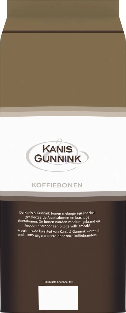 Kanis & Gunnink Medium Roast Koffiebonen - 4 X 1000 Gram - Voordeelverpakking - Afbeelding 2