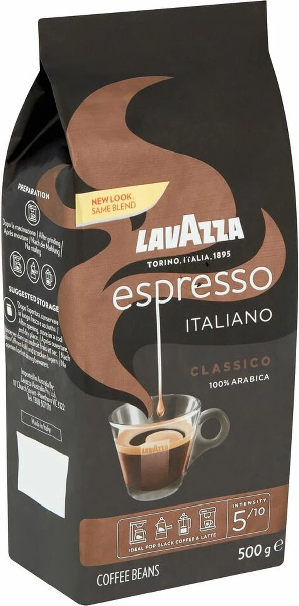 Lavazza Espresso Italiano Classico Koffiebonen - 500 Gram X6 - Afbeelding 7