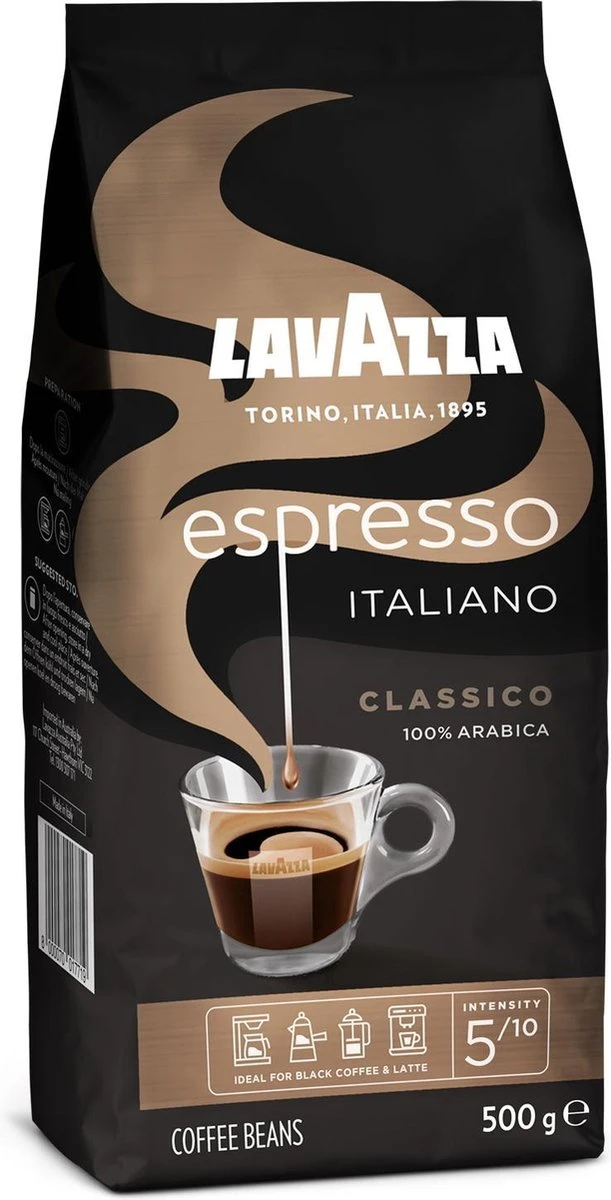 Lavazza Espresso Italiano Classico Koffiebonen - 500 Gram X6 - Afbeelding 4