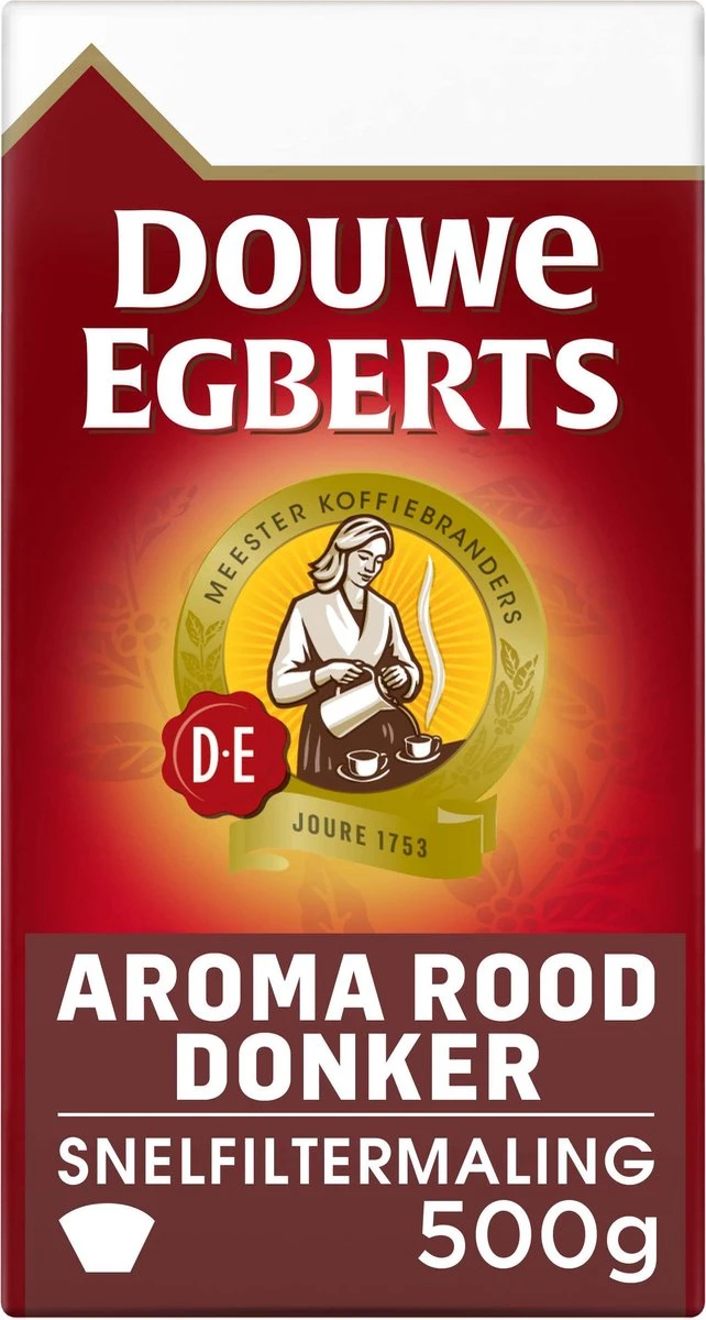 Douwe Egberts Aroma Rood Donker Filterkoffie - 6 X 500 Gram - Afbeelding 8