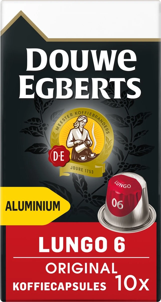 Douwe Egberts Lungo Original Koffiecups - Intensiteit 6/12 - 10 X 10 Capsules - Afbeelding 8