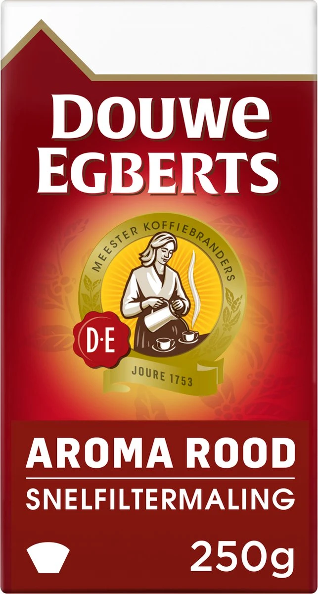 Douwe Egberts Aroma Rood Filterkoffie - 24 X 250 Gram - Afbeelding 6