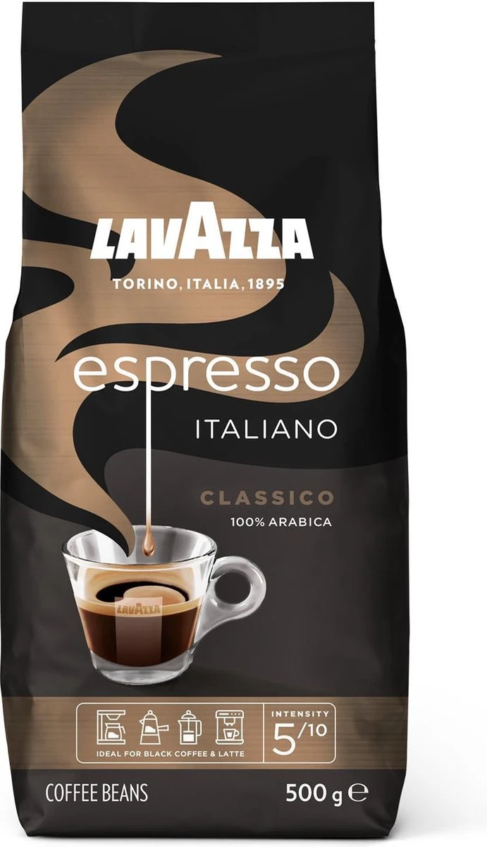 Lavazza Espresso Italiano Classico Koffiebonen - 500 Gram X6 - Afbeelding 6