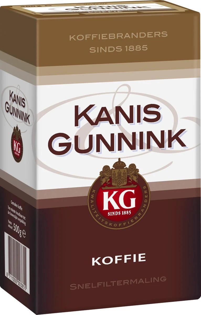Kanis & Gunnink Filterkoffie - 6 X 500 Gram - Afbeelding 3