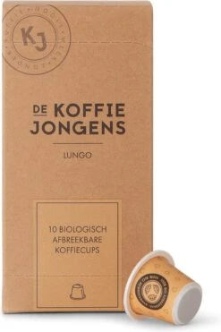 Nespresso Cups - De Koffiejongens - Lungo - 100% Biologisch Afbreekbaar - 60 Cups - 100% Nespresso Compatible