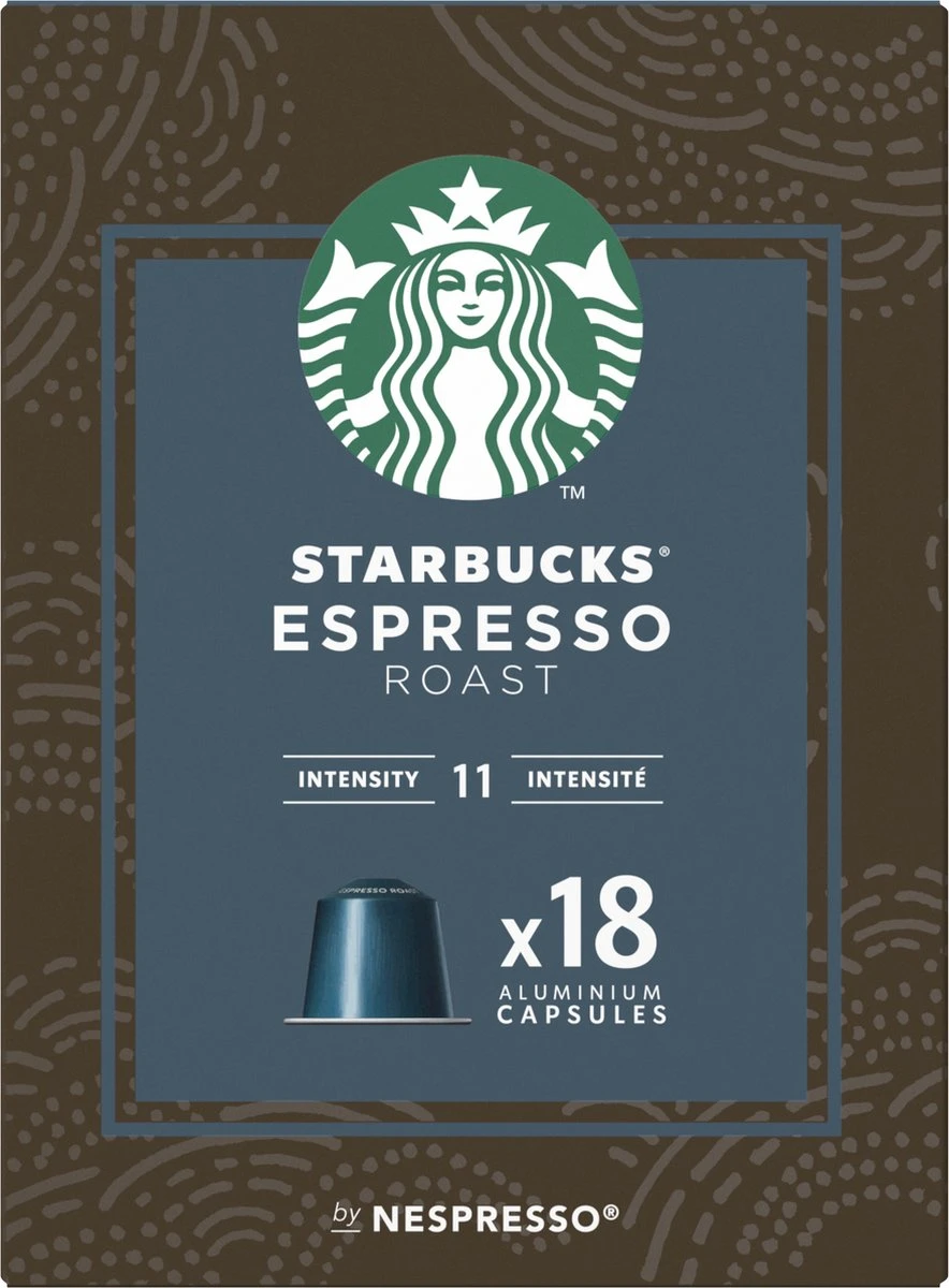 Starbucks By Nespresso Capsules Espresso Roast - 7 Doosjes à 18 Koffiecups - Afbeelding 3